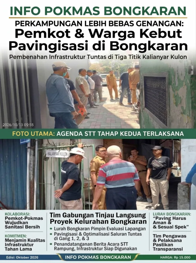 Infrastruktur Kampung Rampung, Warga Kalianyar Kulon Surabaya Rasakan Manfaat Berkelanjutan
