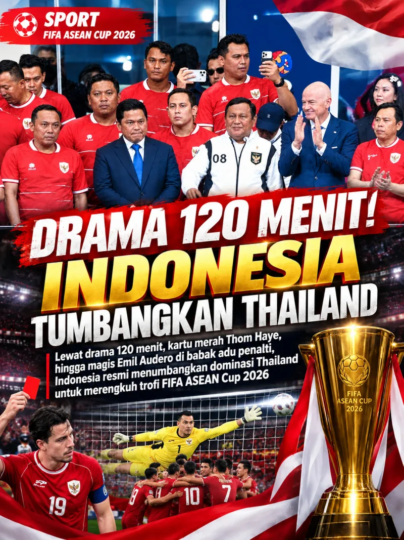 GARUDA RAJAI ASIA TENGGARA!!!, TAKDIR EMAS DI GBK, Indonesia Juara ASEAN Cup 2026
