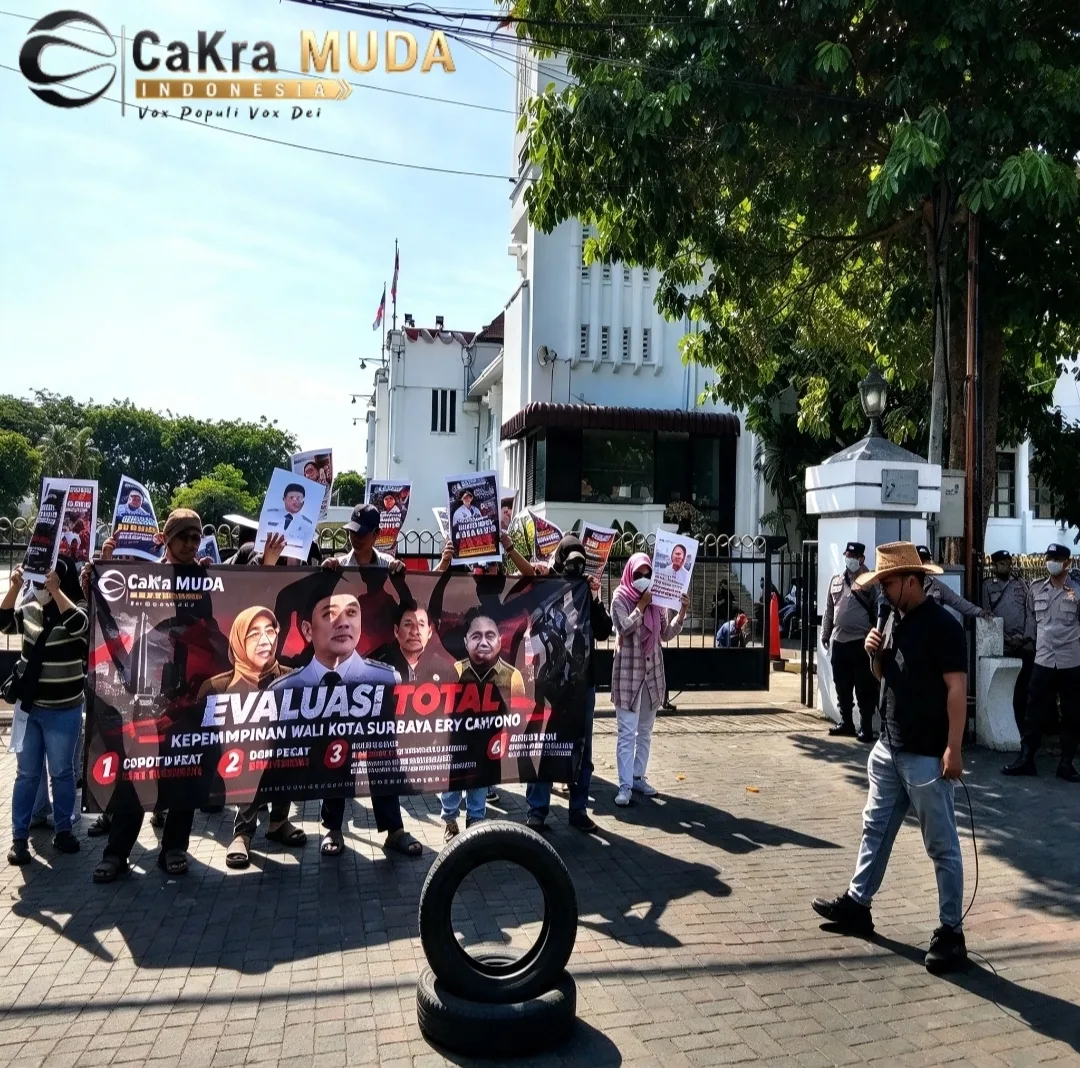 Gedor Kejati Jatim dan Pemkot Surabaya, CaKrA Muda Indonesia Desak Usut Tuntas Kasus Gratifikasi & TPPU