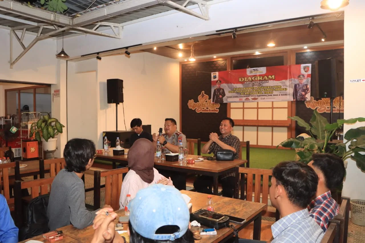 Polisi Bersama Masyarakat: Polresta Tuban Bareng Mahasiswa Perkuat Sinergi Kamtibmas