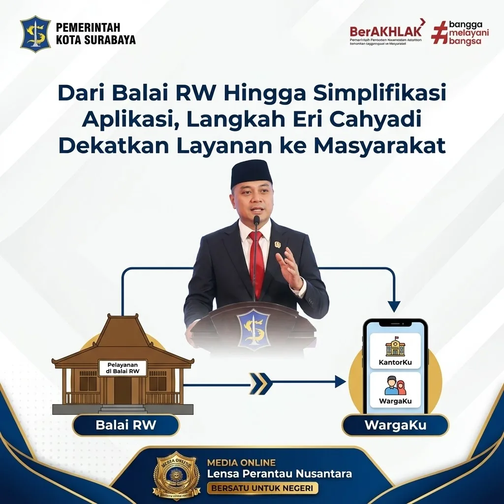 Alasan Wali Kota Eri Cahyadi Rotasi 13 Kepala Dinas Pemkot Surabaya: Singgung Output hingga Orkestra Pembangunan