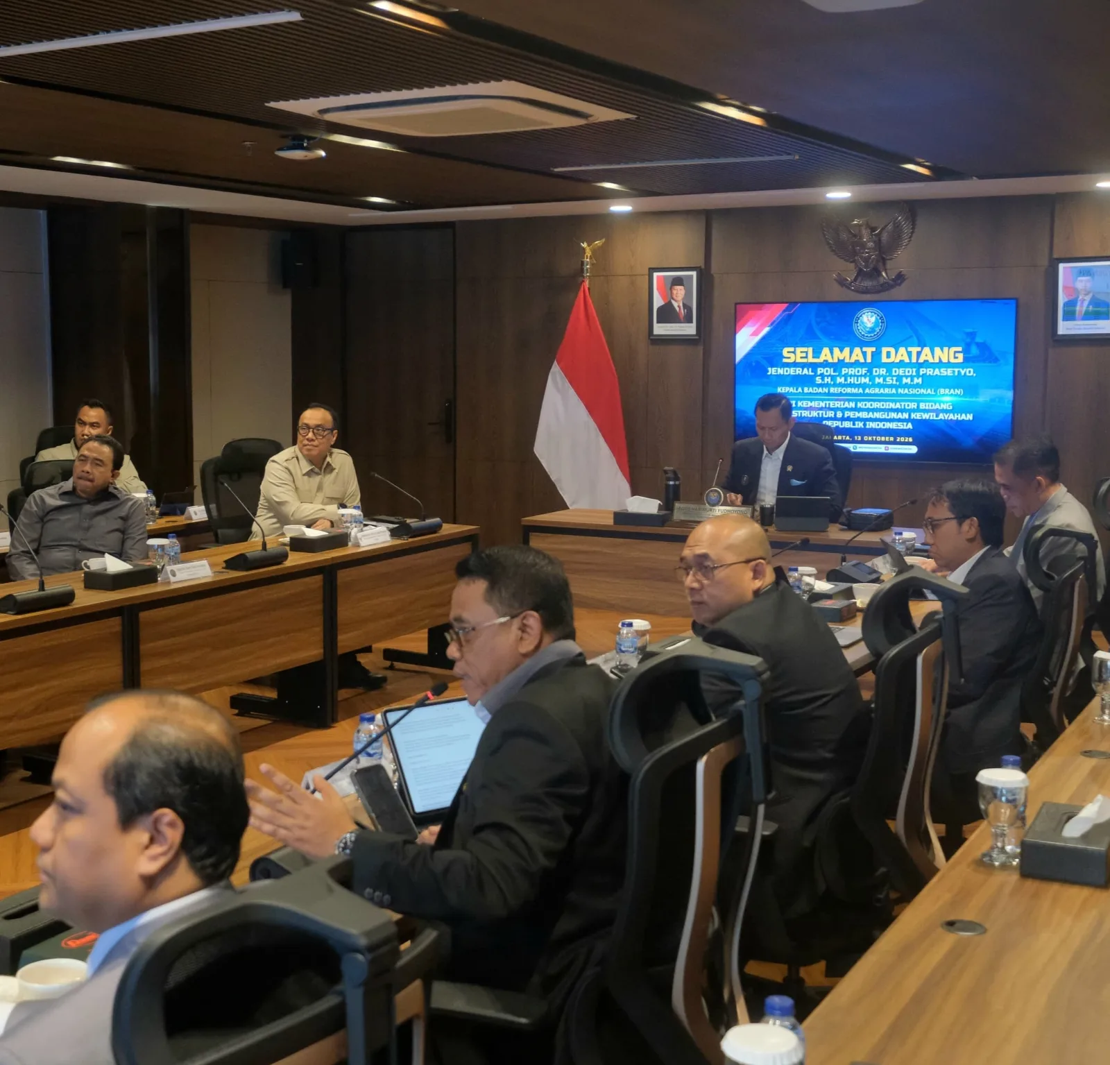 Menko Infrastruktur dan Kepala BRAN Perkuat Sinergi, Dorong Tanah Lebih Produktif bagi Rakyat