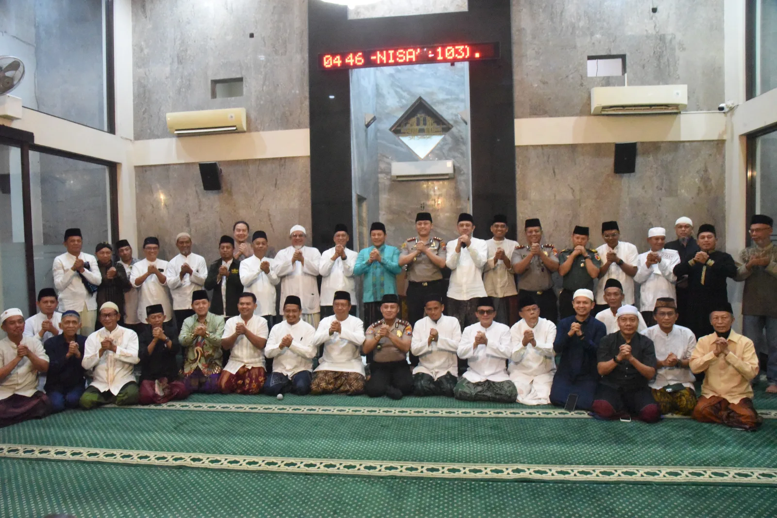 Subuh Keliling Perdana, Bupati dan Kapolresta Sidoarjo Pesan Pentingnya Guyub Rukun dan Kompak