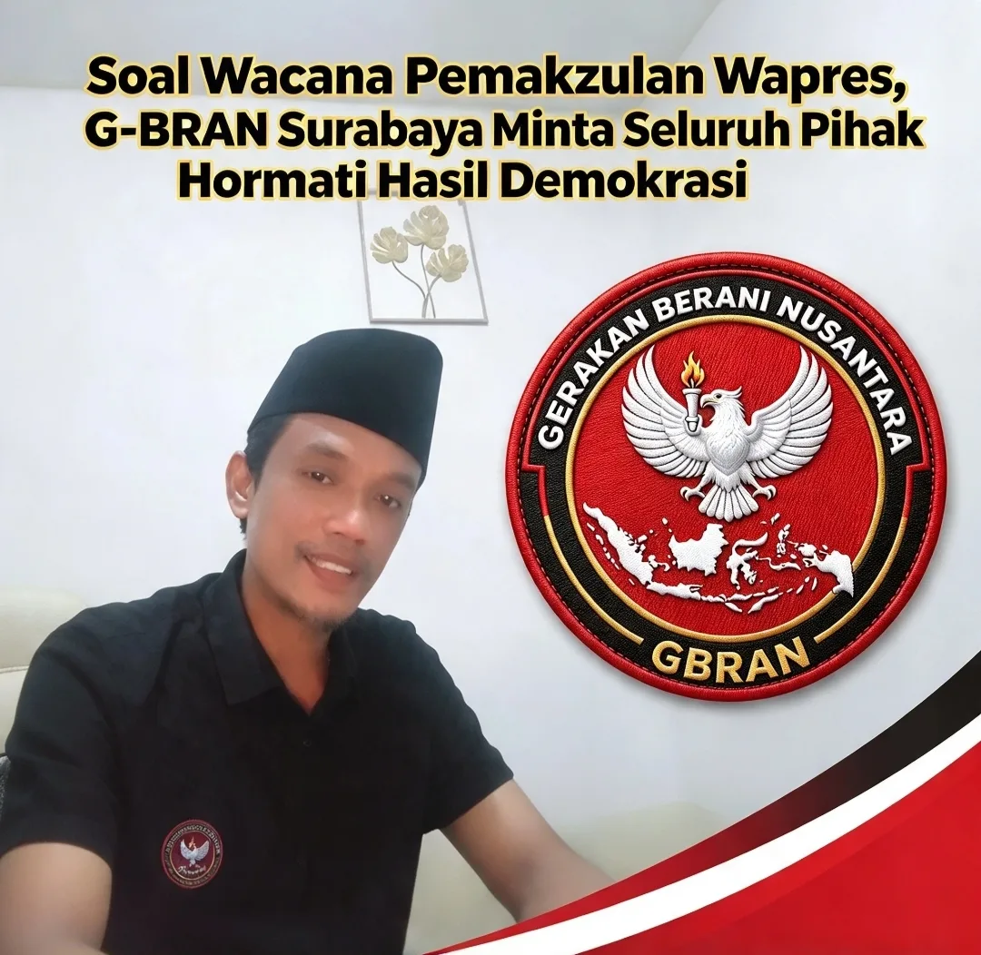 Tokoh Surabaya Utara Tegaskan Dukungan terhadap Wapres Gibran di Tengah Isu Pemakzulan