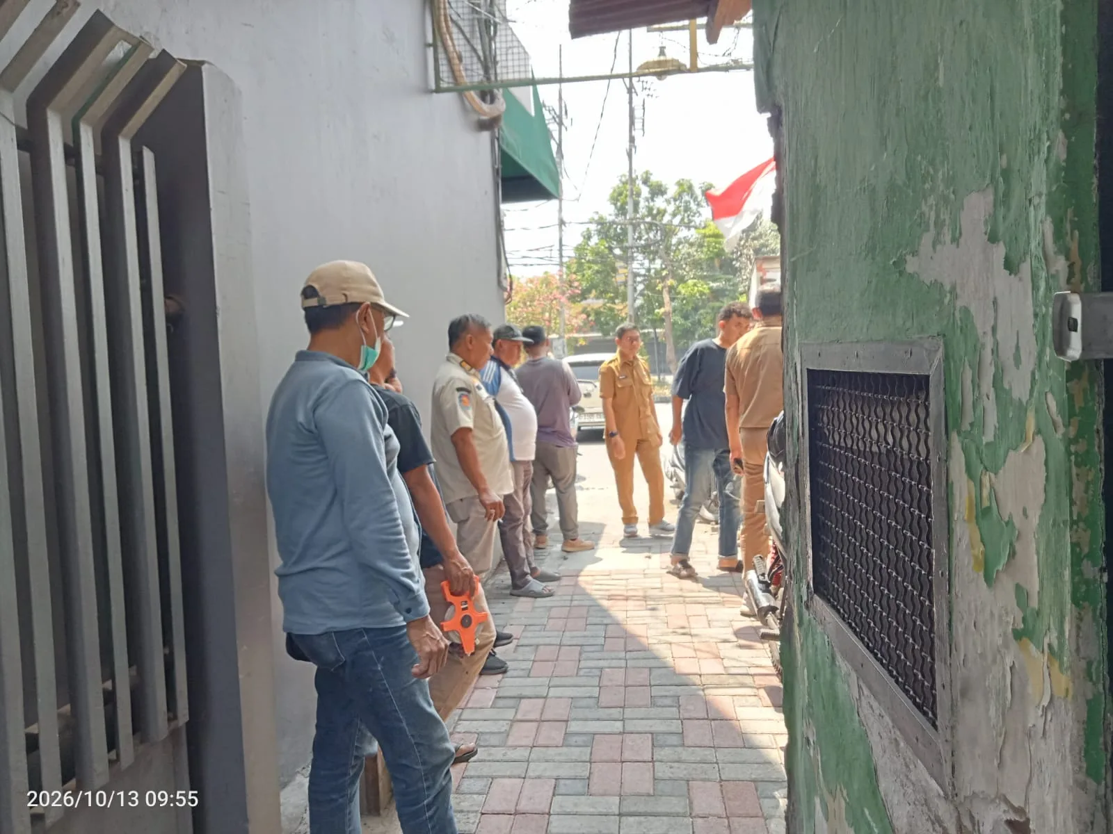 Pastikan Kualitas Fisik, Kelurahan Bongkaran Surabaya Rampungkan Proses STT Proyek Pavingisasi